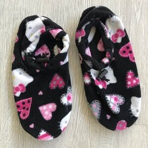 Hello Kitty Fleece Sock Slippers